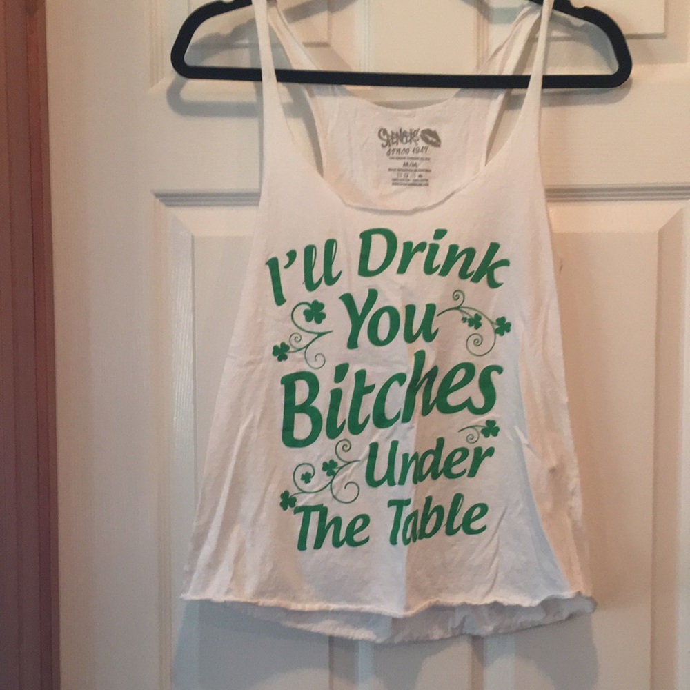 Spencer’s , top, with saying
